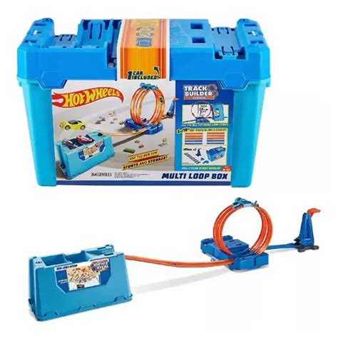 Hot Wheels Track Builder Pista Caja Multi Acrobacias Env O Gratis