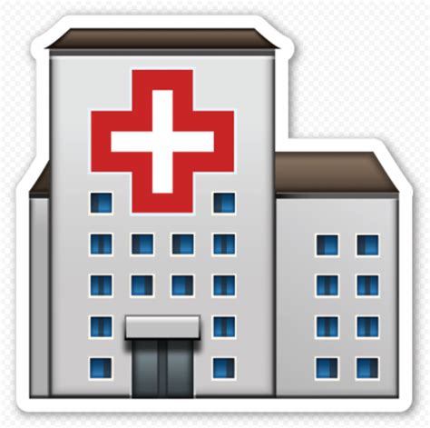 Stickers Of Hospital Clinic Illustration Icon | Citypng