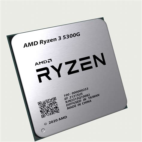 3D model CPU AMD Ryzen 3 5300GE VR / AR / low-poly | CGTrader