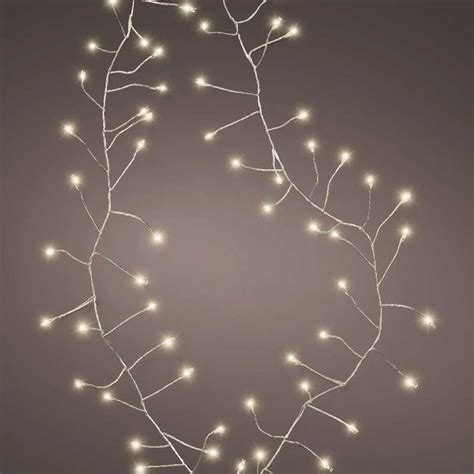 Lumineo Compact Silver Micro Wire Lights - Warm White