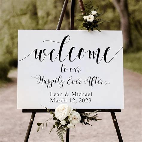 Wedding Welcome Sign, Rustic Wedding Sign, Wedding Welcome Sign, Welcome to our Wedding Sign ...