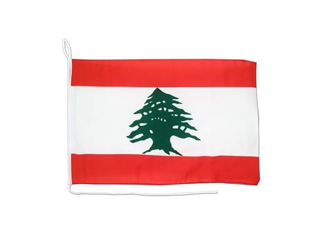 Libanon Bootsflagge 30 X 40 Cm MaxFlags FlaggenPlatz At