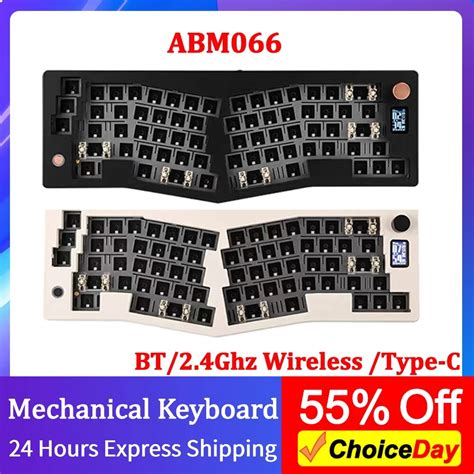 Abm Wireless Mechanical Keypad Alice Layout Rgb Backlit Hot Swappable Keyboard Bt Ghz Ty