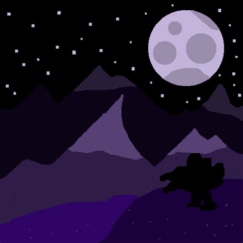 pixilart monster  night  pixlmix