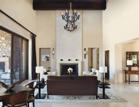 Contemporary Cream Living Room - Luxe Interiors + Design