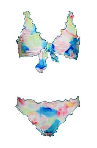 Snapklik Hobie Girls Bralette Top And Hipster Bikini Bottom