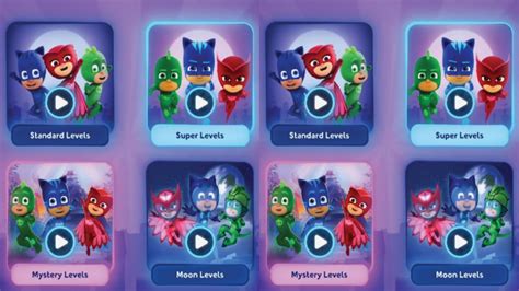 Pj Masks Moonlight Heroes Moon Levels Gameplay Youtube