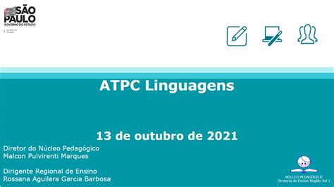 13 10 2021 ATPC de Linguagens Códigos e suas Tecnologias DER Sul 1