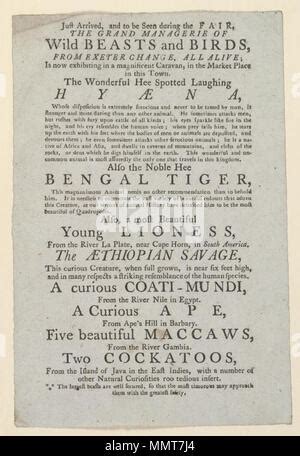 Pidcock's Exhibition Alive, Exeter Change, Strand, London Stock Photo ...