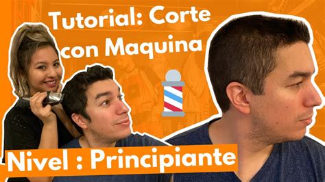 CORTE DE PELO DE HOMBRE CON MAQUINA PASO A PASO NIVEL PRINCIPIANTE