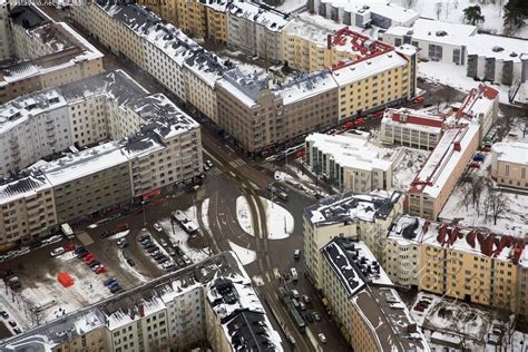 Kuva T L Ilmakuva Ilmavalokuva Helsinki T L Vanha Kerrostalo