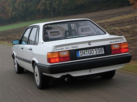 Audi 80 Quattro 1982 1986 La Première Berline 4x4 Européenne Dès