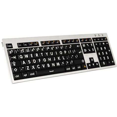 Large Print Keyboard For Mac (Visually Impaired) [2 Colours] | TechSilver