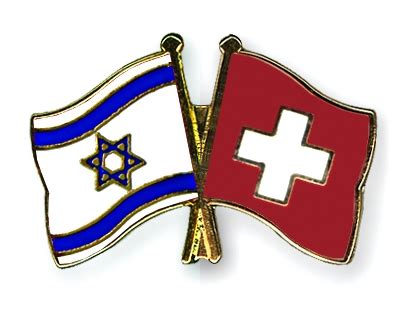 Flaggen Und Fahnen Pins Israel Schweiz