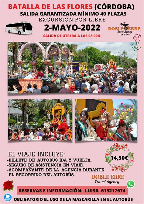 VIAJA CON LUISA - DÍA 2 MAYO. BATALLA DE LAS FLORES... | Facebook