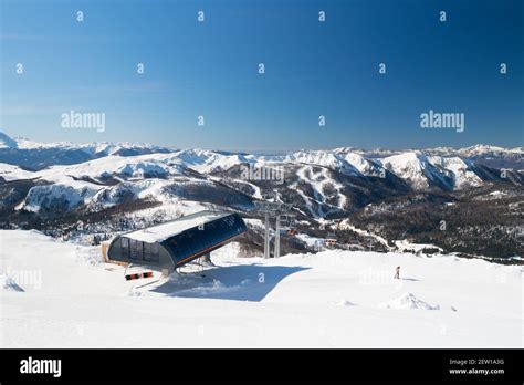 Ski Resort In Montenegro Kolasin 1600 Upper Station Stock Photo Alamy