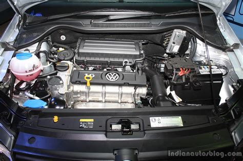 Vw Polo 16l Facelift Engine Bay At The 2014 Nepal Auto Show