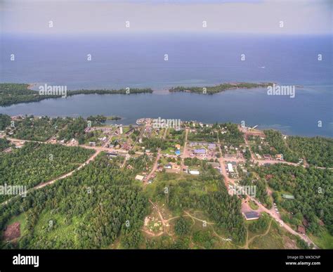 Copper Harbor In Northern Michigans Upper Peninsula During Summer Via