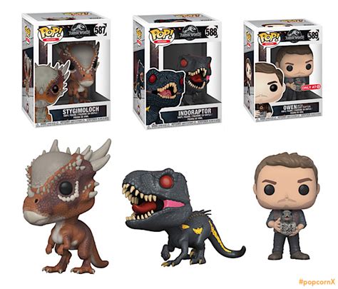 Jurassic World Fuko Pops Jurassic World Fallen Kingdom Pop Vinyls