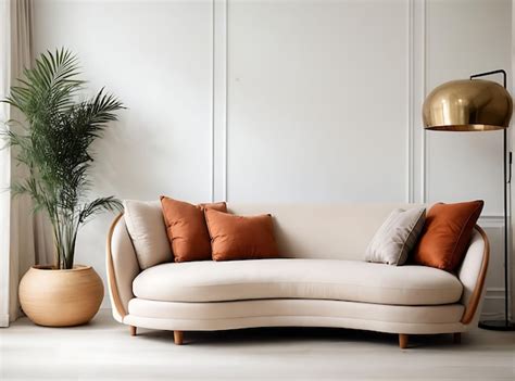 premium photo loveseat sofa   living room