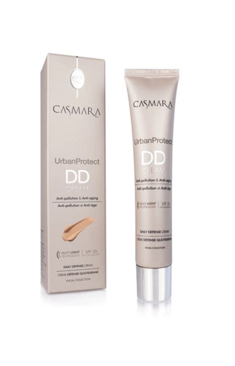 Casmara DD Cream Urban Protect kasdieninei miesto apsaugai su šviesiu