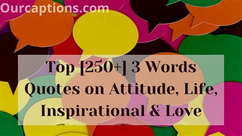 250 three words inspirational quotes captions ideas – Artofit