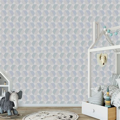 Papel de Parede Menino Azul para Quarto Bebê Infantil Vr194