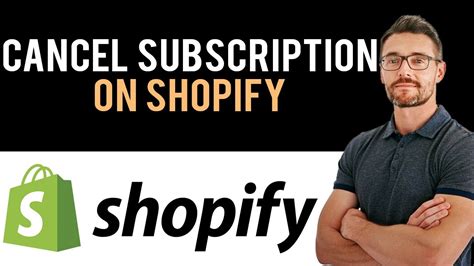 How To Cancel Shopify Subscription Full Guide Youtube