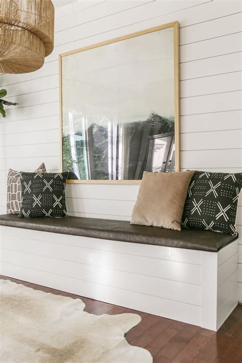 bench with storage diy 2