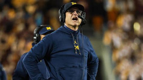 Jim Harbaugh Michigan Accept Three Game Suspension From Big Ten League Ends Its Sign Stealing