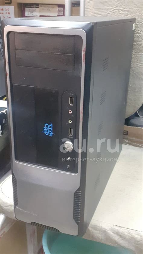 Корпус компьютера лежачий, STR, черный, прочный, толстый металл ...