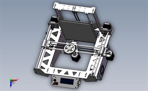 Reprap Prusa I3 3d打印机 Solidworks 2015 模型图纸下载 懒石网