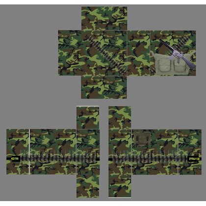 Roblox Camo Shirt Template