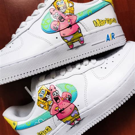Spongebob Squarepants Air Force 1 Custom Daniel Customs