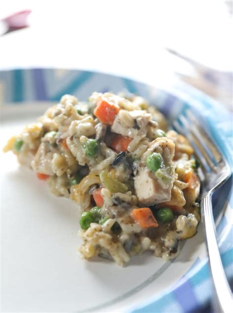 Creamy Chicken Wild Rice Casserole Easy Recipe