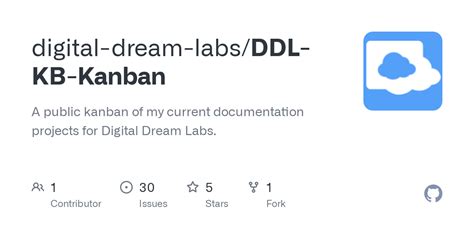 Github Digital Dream Labs Ddl Kb Kanban A Public Kanban Of My