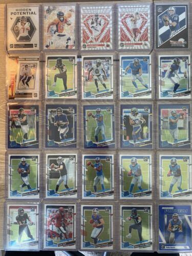 2023 NFL Optic 100 Card Lot All Parallels Or Rookies Or Inserts CJ