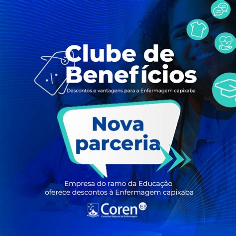 Clube de Benefícios Nova parceria oferece descontos na área da