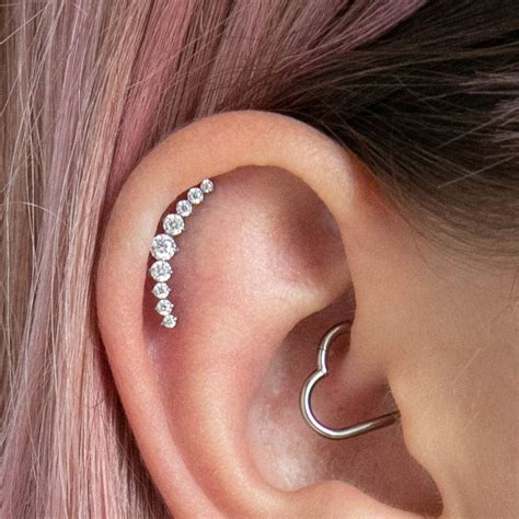 Archetype Curved Helix Earring Twilight London