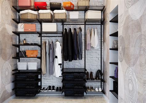 Гардеробная комната с нишей: купить металлическую систему хранения | ARISTO