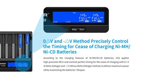 XTAR VC8 - Smart 8 Bay Li-ion Battery Charger