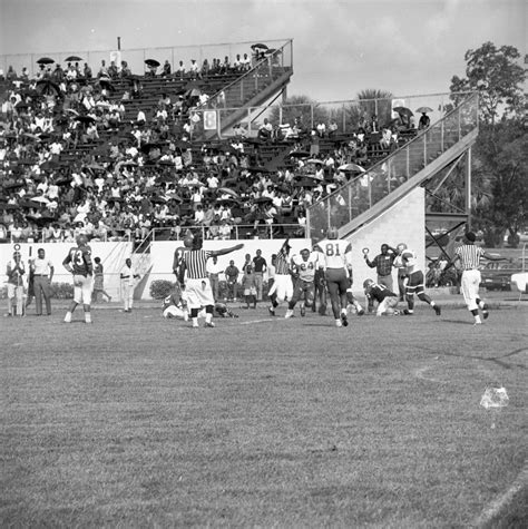 Florida Memory • FAMU football game at Bragg Memorial Stadium in ...