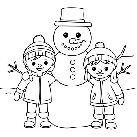 Boneco De Neve Colorir - 9