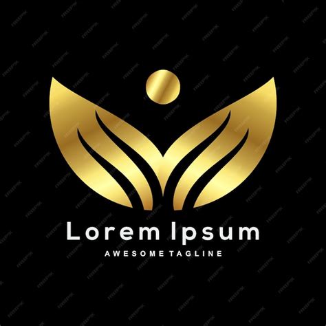 Premium Vector Free Vector Golden Logo Template