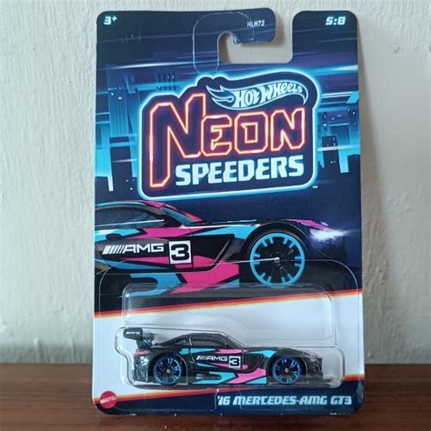 Jual Hot Wheels Neon Speeders Mercedes Amg Gt Shopee Indonesia