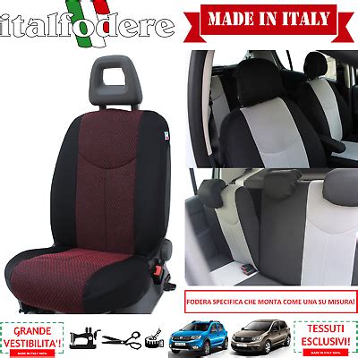 Set Coprisedili Completo Adattabili Dacia Sandero Stepway Fodere