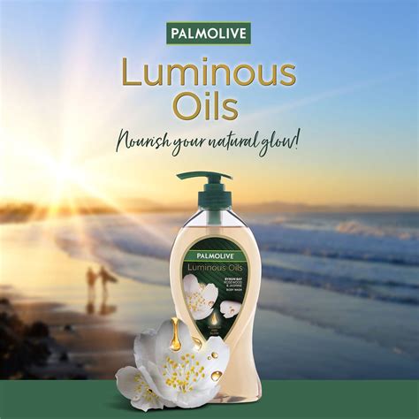 Palmolive Body Wash Shower Gel Luminous Oils Rosewood Jasmine Ml