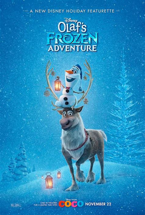 Frozen Una Aventura De Olaf Nuevo P Ster Del Corto De Frozen Que