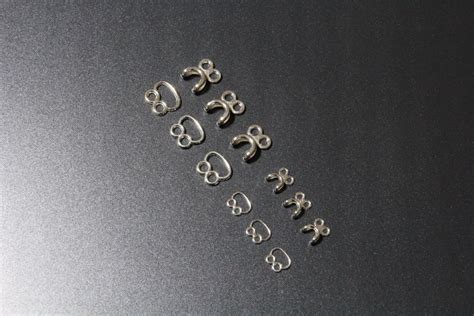 Metal Swimwear Bikini Bra Front Closure Clasp Clip Buckle Hook And Eye Set Mm Mm Width