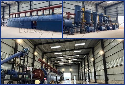 Tpd Fully Automatic Tire Pyrolysis Plant Installed In India By Doing